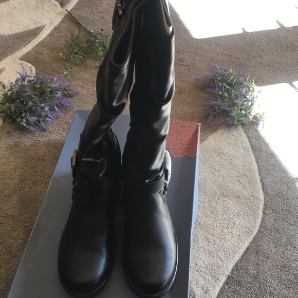 Carlos Santana Sabina Black Boots Size 7.5 NWB - Picture 3 of 9